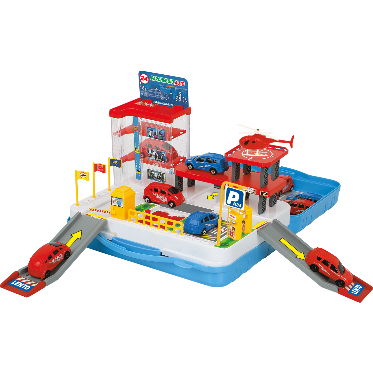 TU GIOCHI - Valigetta 2 versioni disponibili Stazione di polizia - Garage multipiano